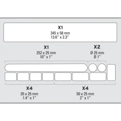 Stickers < Zéfal Frame Safety Sticker Skin Armor Set M - clear