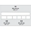 Zéfal Frame Safety Sticker Skin Armor Set S - clear