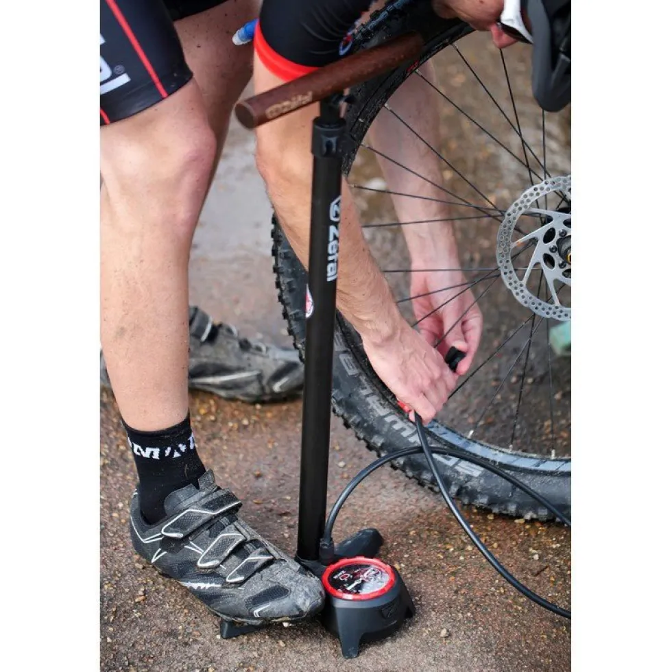 Zéfal Profil Max FP60 Z-Turn Floor Pump - black/brown