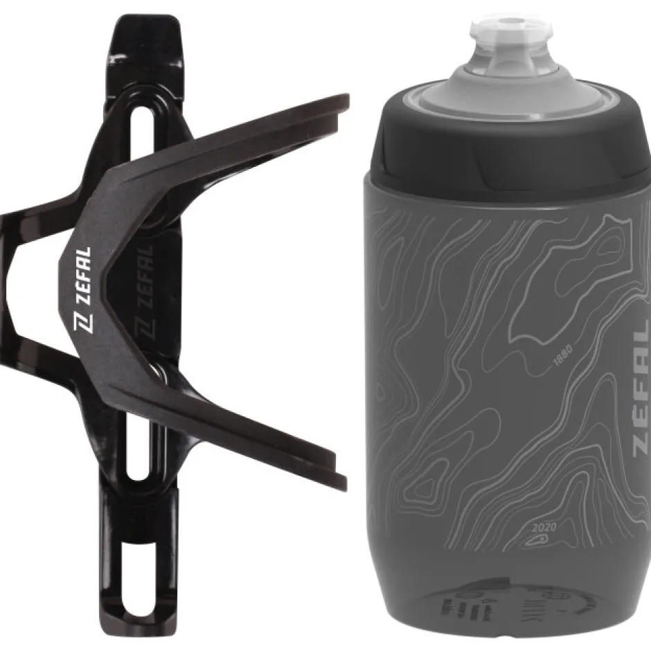 Bidonhouders < Zéfal Set Pulse Z2 / Sense Pro50 - Bottle Cage + Bottle 500ml - black/grey