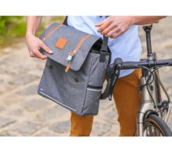 Zéfal Urban Messenger Bike Shoulder Bag 11L - grey