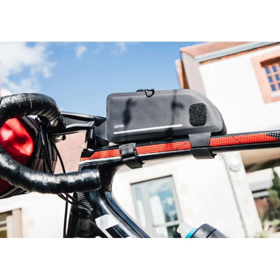 Frametassen|Top Tube Bag < Zéfal Z Adventure T1 Bovenbuis Tas - 1L - zwart