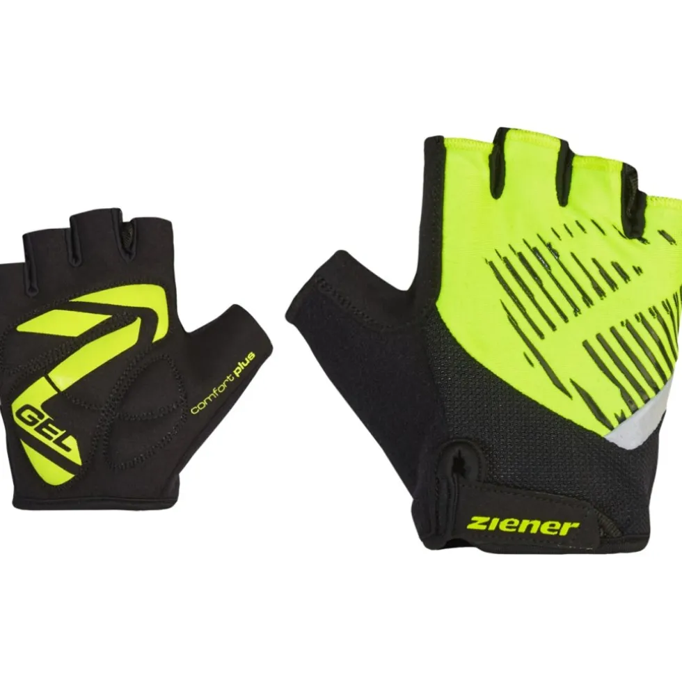 Ziener Cull Fietshandschoenen Kinder - poison yellow