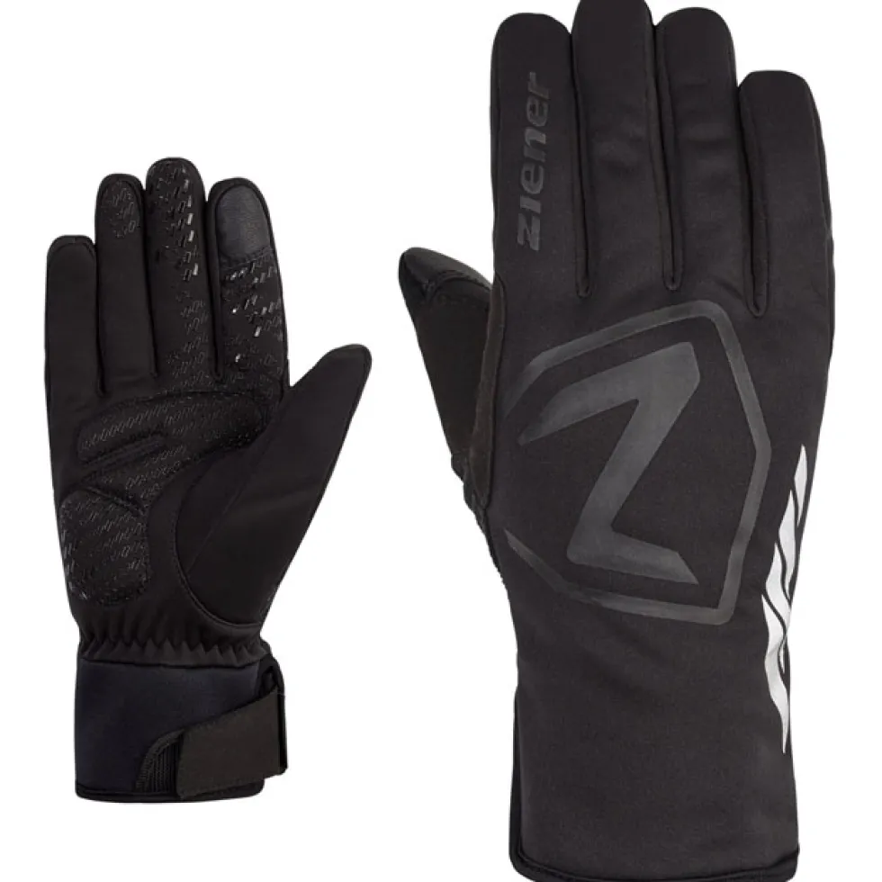 Ziener Daqua AS® Touch Fietshandschoenen - zwart