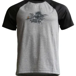 Zimtstern Riderz MTB Shirt met Korte Mouwen Heren - Gun Metal Melange/Pirate Black