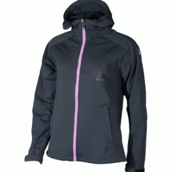 Zimtstern Shelterz Softshell MTB-Jas Dames - Pirate Black/Blush