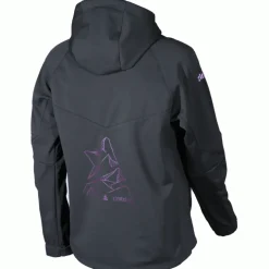 Zimtstern Shelterz Softshell MTB-Jas Dames - Pirate Black/Blush
