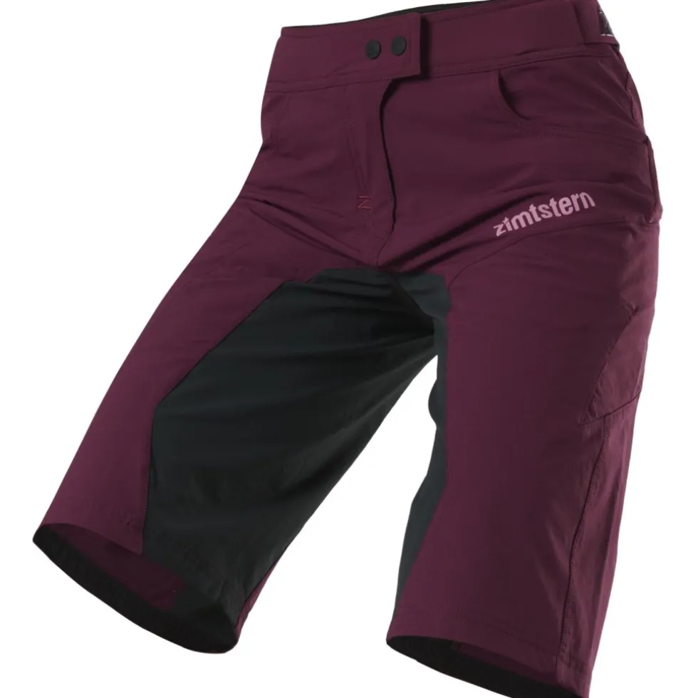Zimtstern Taila Evo MTB-Shorts Dames - Windsor Wine/Pirate Black