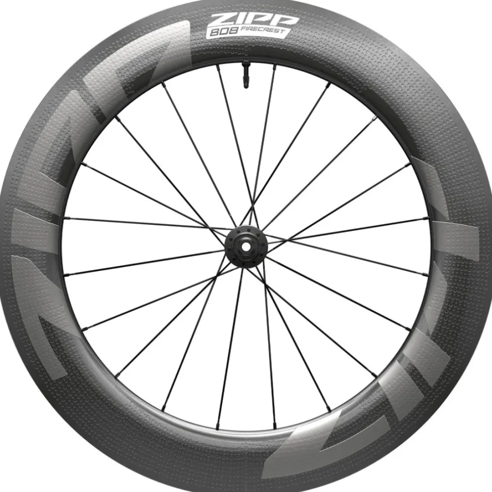 ZIPP 808 Firecrest Disc Front Wheel - 28" | Carbon - Hookless | Centerlock - 12x100mm