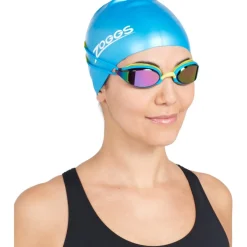 Zoggs Fusion Air Titanium Zwembril - Blue/Blue - Mirror Orange