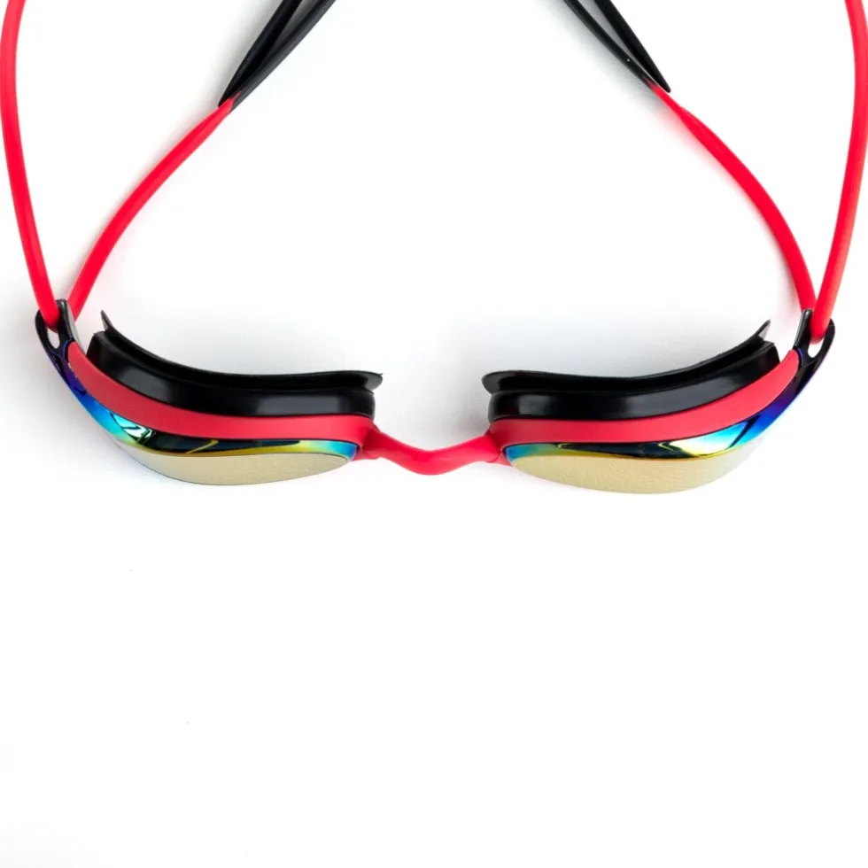 Zoggs Fusion Air Titanium Zwembril - Red/Black - Mirror Red