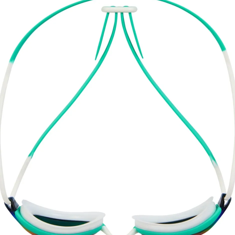 Zwembrillen|Zwembrillen < Zoggs Fusion Air Titanium Zwembril - Turquoise/White - Mirror Green
