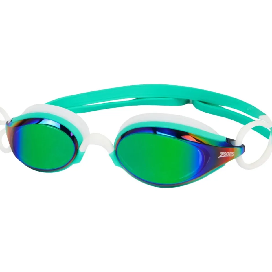 Zwembrillen|Zwembrillen < Zoggs Fusion Air Titanium Zwembril - Turquoise/White - Mirror Green