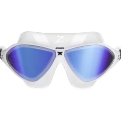 Zoggs Horizon Flex Mask Titanium Zwembril - Clear/White - Mirror Blue