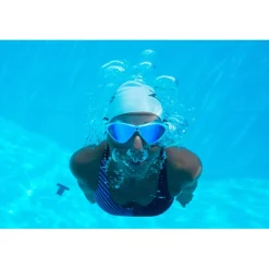 Zoggs Horizon Flex Mask Titanium Zwembril - Clear/White - Mirror Blue