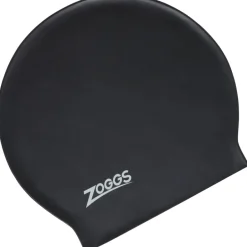 Badmutsen < Zoggs Long Hair Latex Badmuts - zwart