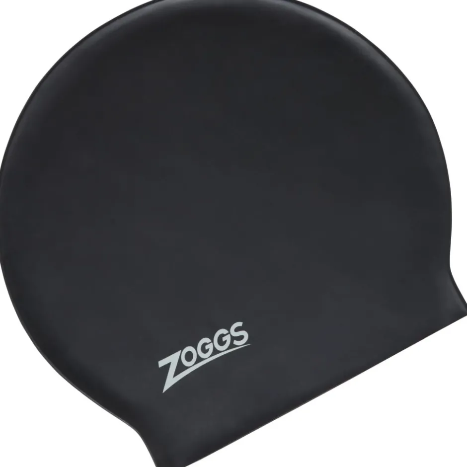 Badmutsen < Zoggs Long Hair Latex Badmuts - zwart