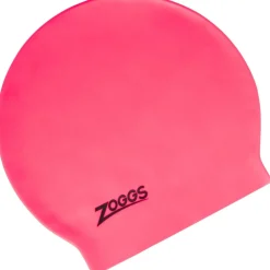 Zoggs Long Hair Latex Badmuts - pink