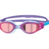 Zoggs Phantom Elite Mirror Junior Zwembril - Pink/Purple - Mirror