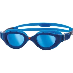 Zoggs Predator Flex Titanium Zwembril - Small Fit - Blue/Blue - Mirror Blue