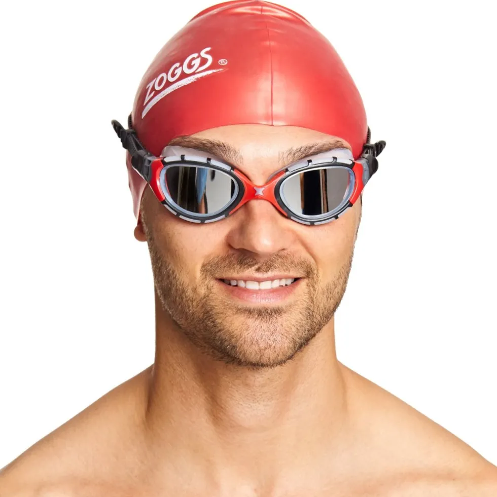 Zoggs Predator Flex Titanium Zwembril - Small Fit - Blue/Blue - Mirror Blue