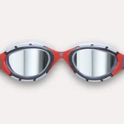 Zoggs Predator Flex Titanium Zwembril - Small Fit - Blue/Blue - Mirror Blue