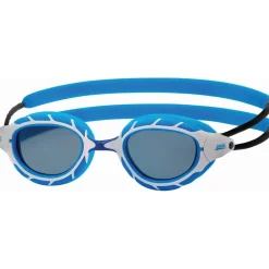 Zwembrillen|Zwembrillen < Zoggs Predator Zwembril - Small Fit - Blue/White - Tint Smoke