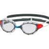 Zoggs Predator Zwembril - Small Fit - Clear/Grey - Clear