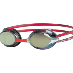 Zwembrillen|Zwembrillen < Zoggs Racer Titanium Zwembril - Grey/Red - Mirror Gold