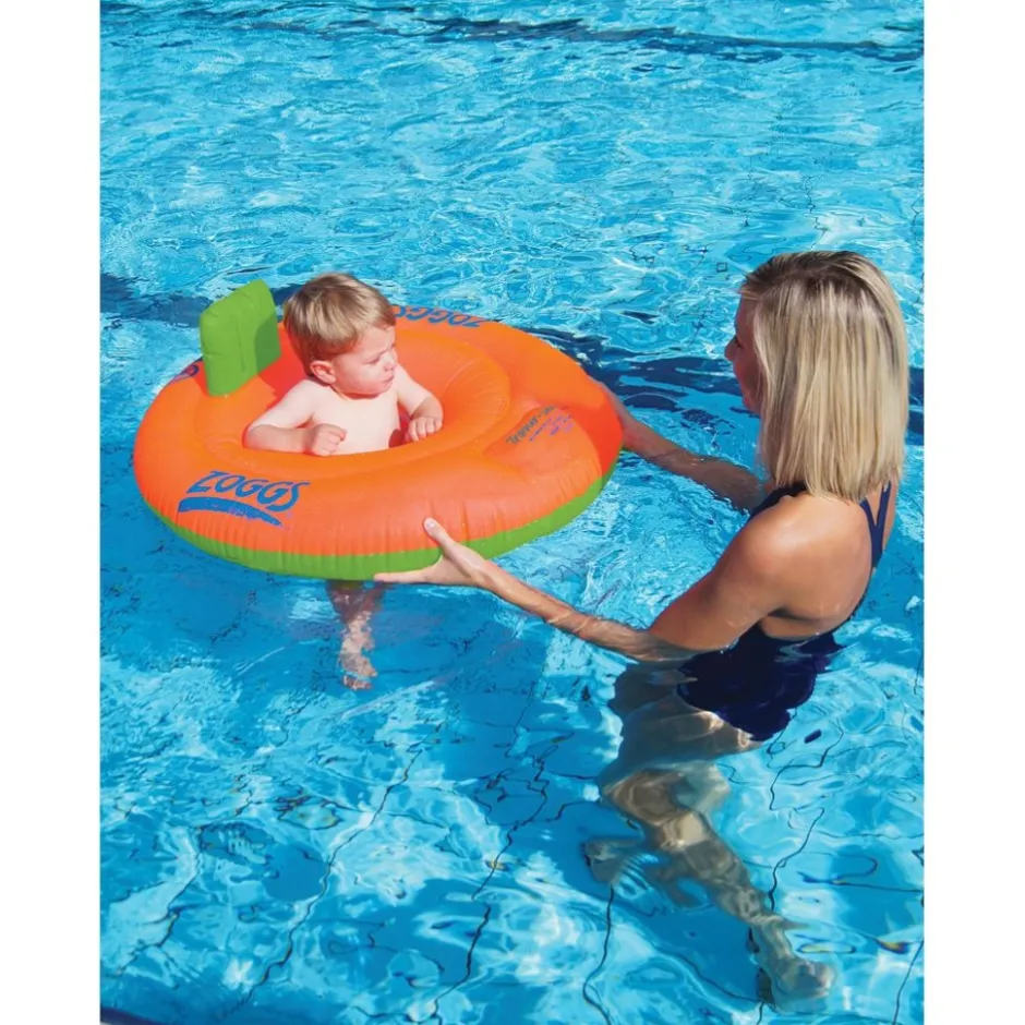 Zwemhulpmiddelen < Zoggs Trainer Seat Zwemring Kinder - Oranje/Groen