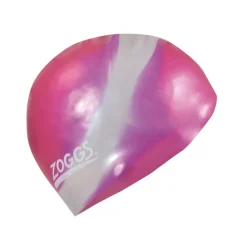 Badmutsen < Zoggs Multi Colour Silicone Badmuts - Roze/Zilver
