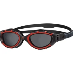 Zoggs Predator Flex Polarized Zwembril - Black/Red - Polarized Smoke