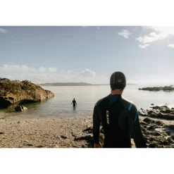 Zone3 Active-Flex Neoprene badmuts - grey/orange