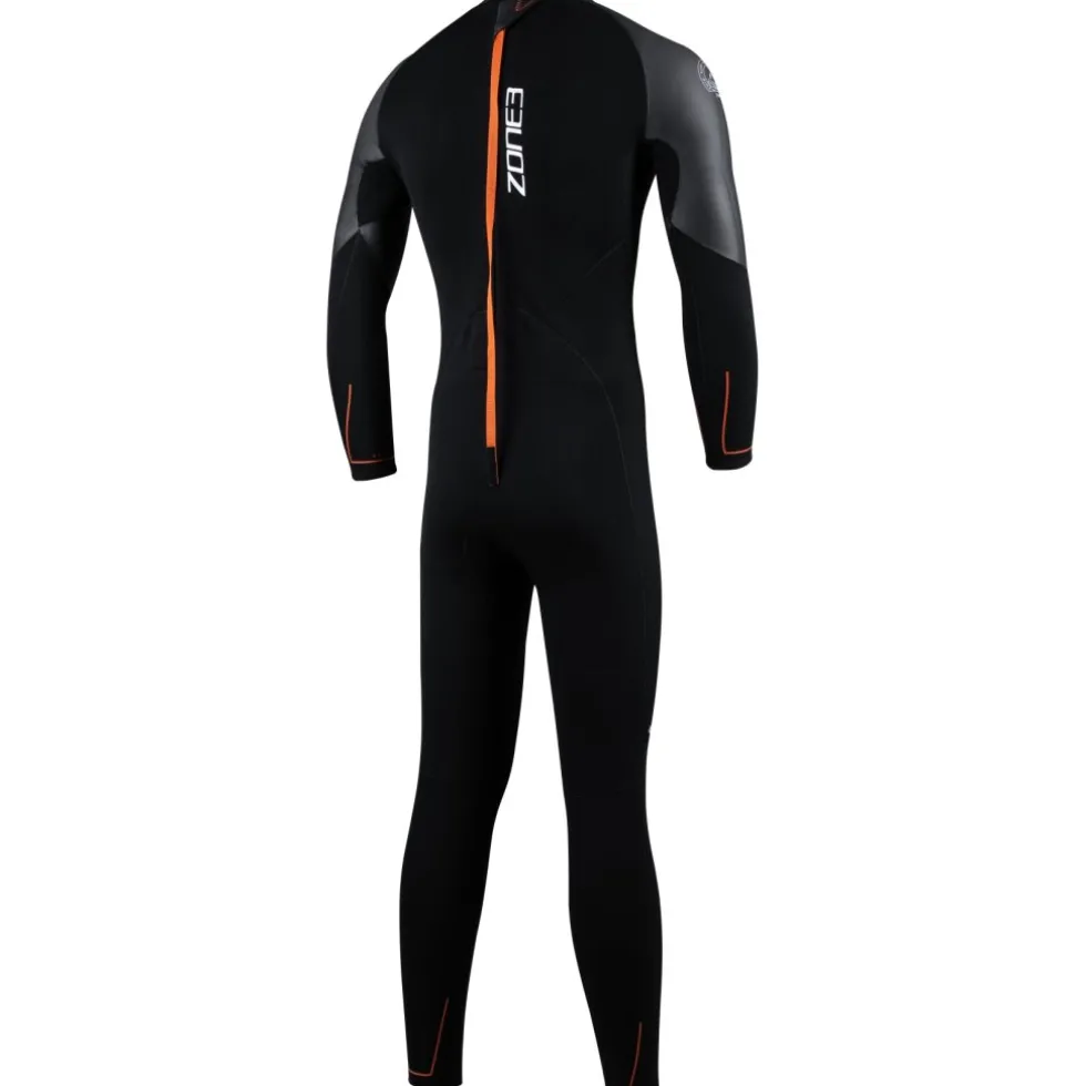 Zone3 Active-Flex Wetsuit Heren - zwart/oranje