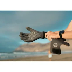 Zone3 Active-Flex Zwemhandschoenen - grey/orange