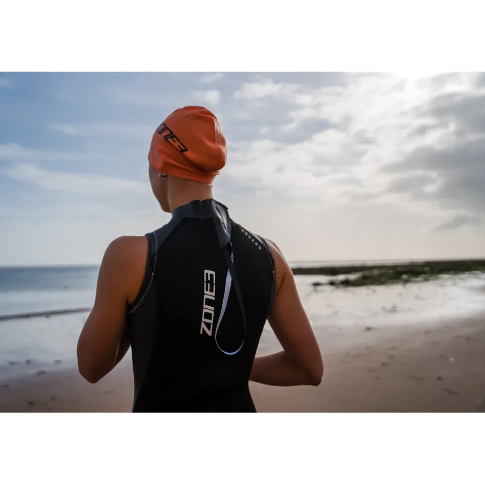 Zone3 Ascend Wetsuit zonder mouwen voor dames - black/grey