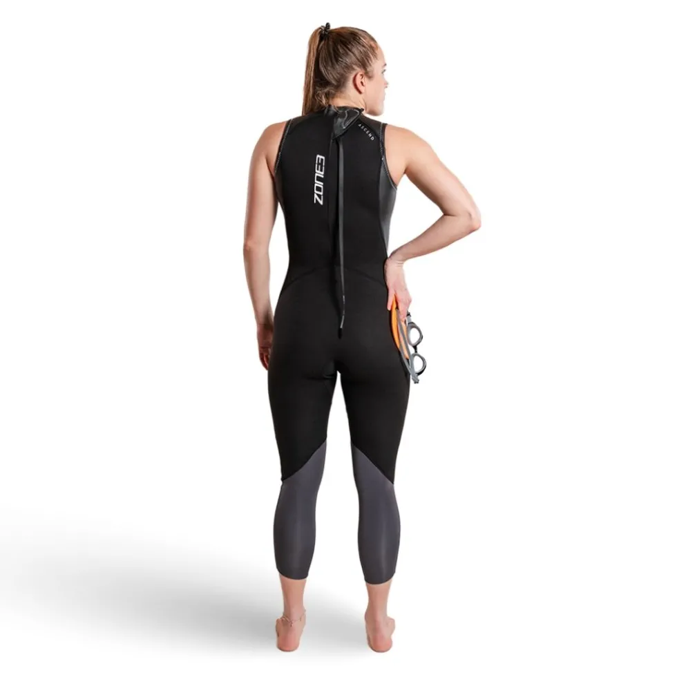 Zone3 Ascend Wetsuit zonder mouwen voor dames - black/grey