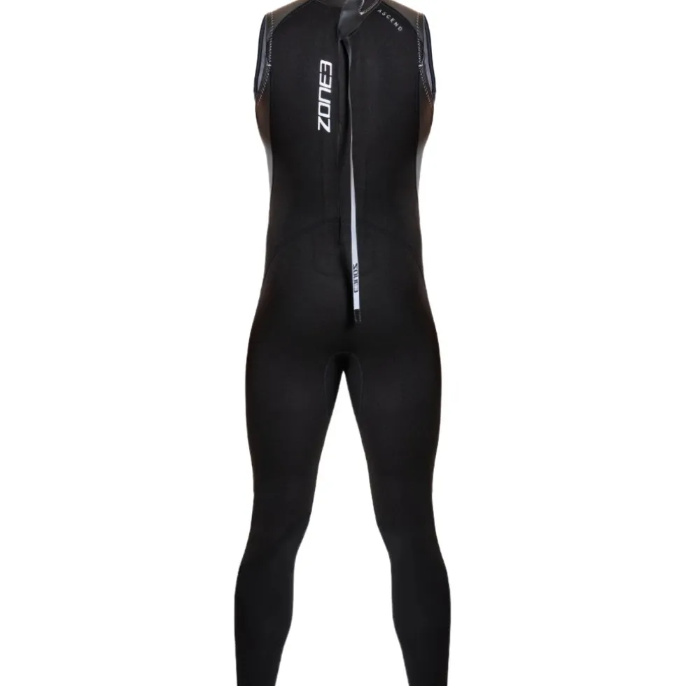 Zone3 Ascend Wetsuit zonder mouwen voor heren - black/grey