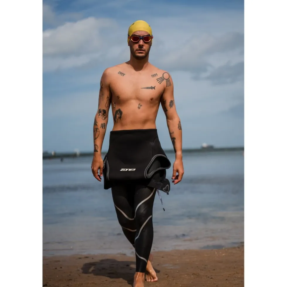 Zone3 Ascend Wetsuit zonder mouwen voor heren - black/grey