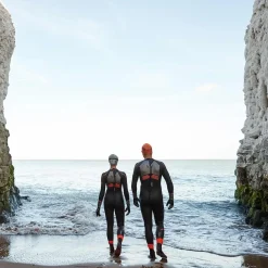 Zone3 Aspire Thermal Wetsuit Heren - zwart/oranje