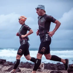 Zone3 Evolution Swimrun Wetsuit Heren - zwart/oranje/gunmetal