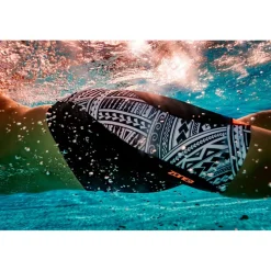 Wedstrijd Zwemkleding < Zone3 Kona Speed Zwemjammer Heren - Tribal Print - zwart/wit/oranje