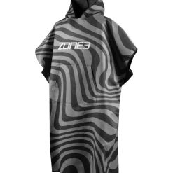 Zone3 Microfibre Wisselmantel - zwart/grijs