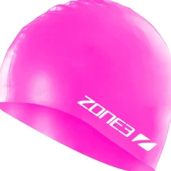 Zone3 Silikon Badmuts - hi-vis pink