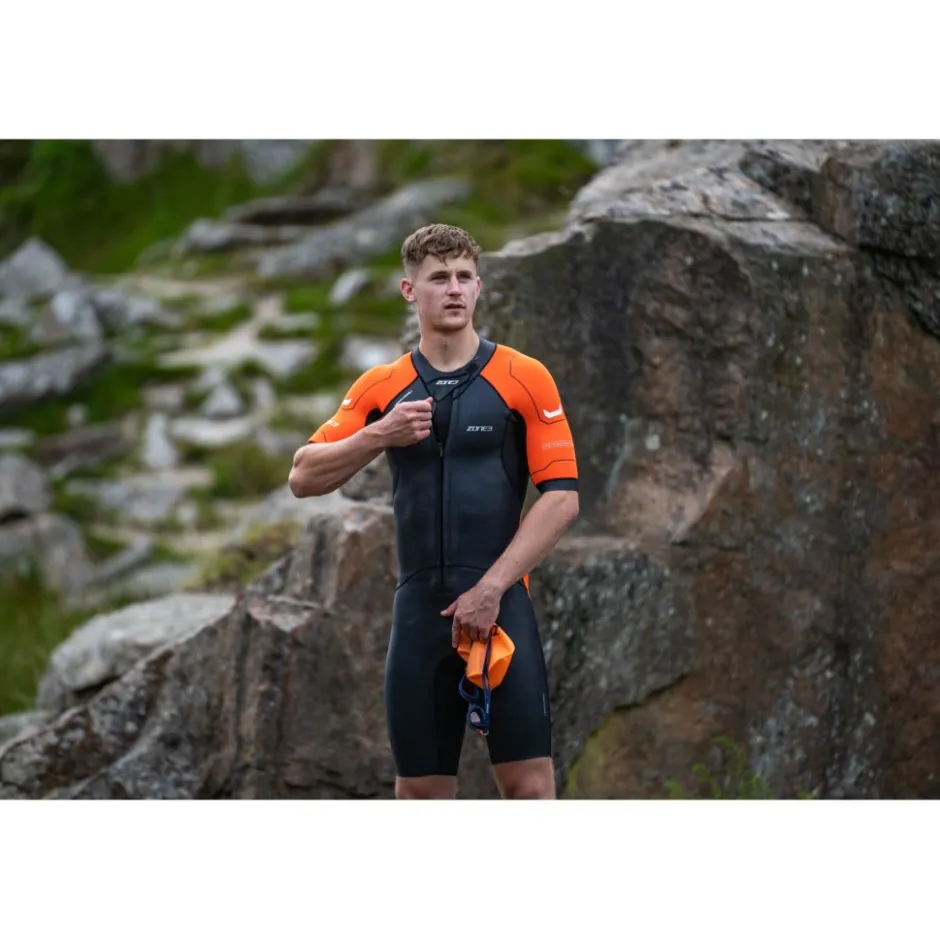 Neopreen Kleding|Neopreen Kleding < Zone3 Vera wimrun Wetuit Heren - zwart/oranje