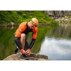 Neopreen Kleding|Neopreen Kleding < Zone3 Vera wimrun Wetuit Heren - zwart/oranje