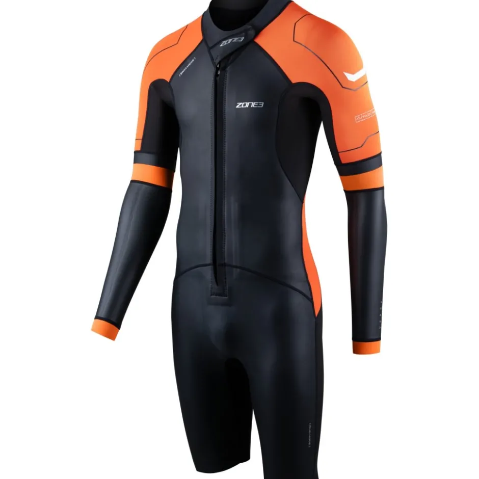 Neopreen Kleding|Neopreen Kleding < Zone3 Vera wimrun Wetuit Heren - zwart/oranje