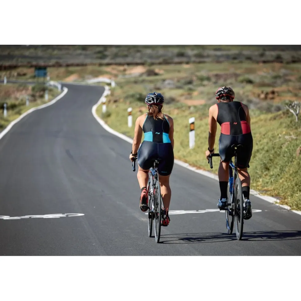 Zone3 Activate Trisuit Dames - zwart/turquoise