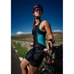 Zone3 Activate Trisuit Dames - zwart/turquoise