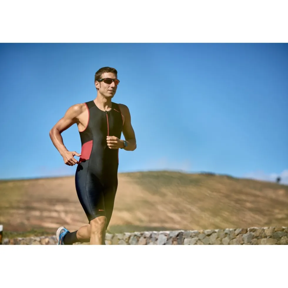 Zone3 Activate Trisuit Heren - zwart/rood